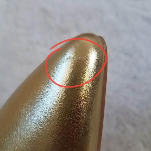 GLAZE Gold Curvy Quilted Pu Boot Skinny High Heels - Picture 10 of 13